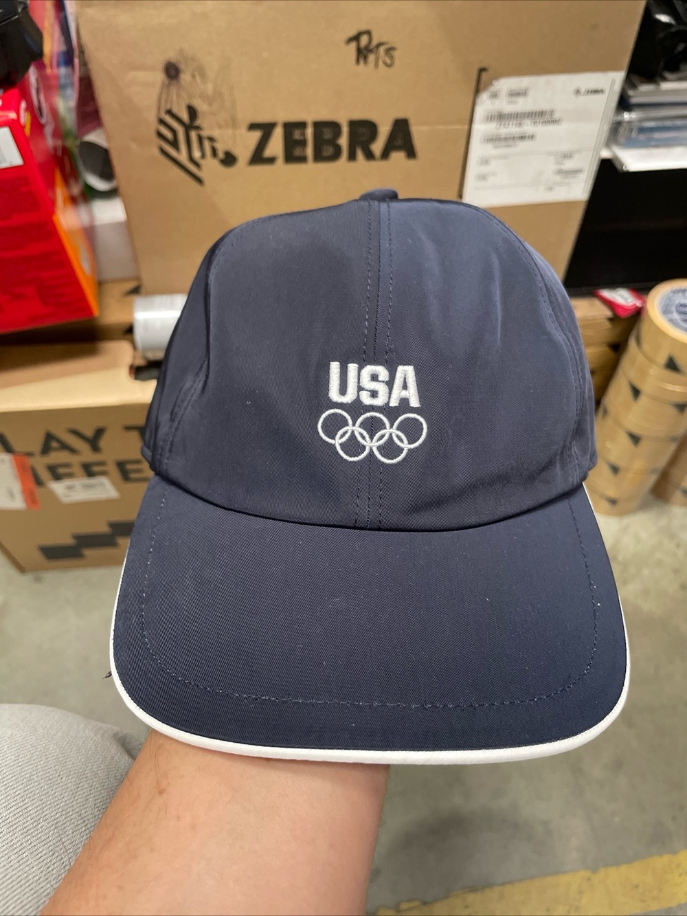 KITH X Olympics USA Aaron Dad Hat Cap Summer 2024
